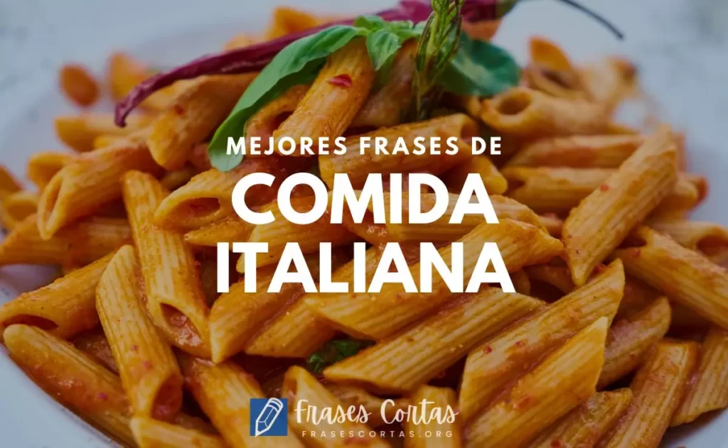 Frases de Comida Italiana